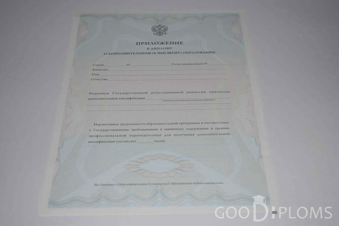 Приложение к Диплому МВА период выдачи 2011-2020 -  Смоленск